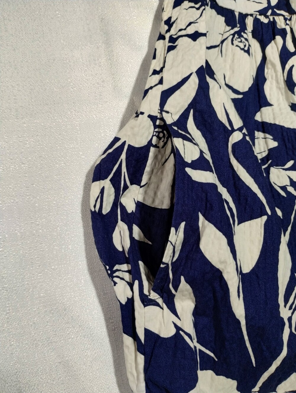 a new day Navy and Cream Floral Spaghetti-Strap Maxi Dress - Picture 7 of 11